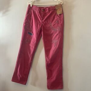 TRUE RELIGION JEANS Very berry Jordan pant Size 28 NWT